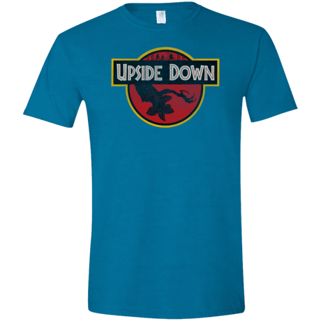 T-Shirts Antique Sapphire / S Upside Down Men's Semi-Fitted Softstyle