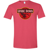 T-Shirts Heather Red / S Upside Down Men's Semi-Fitted Softstyle