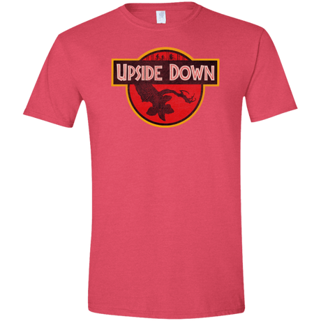 T-Shirts Heather Red / S Upside Down Men's Semi-Fitted Softstyle