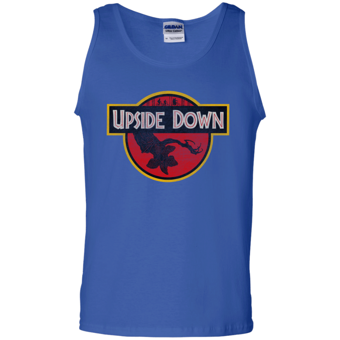 T-Shirts Royal / S Upside Down Men's Tank Top