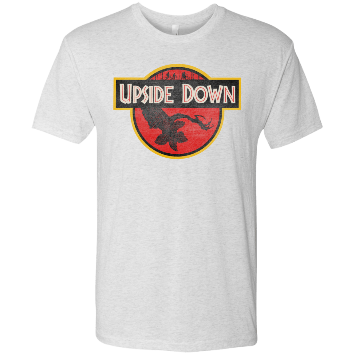 T-Shirts Heather White / S Upside Down Men's Triblend T-Shirt