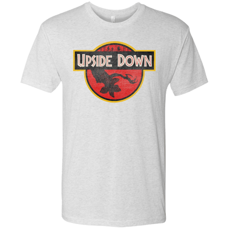 T-Shirts Heather White / S Upside Down Men's Triblend T-Shirt