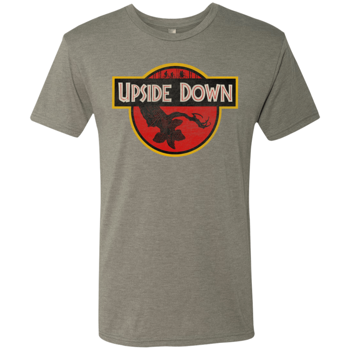 T-Shirts Venetian Grey / S Upside Down Men's Triblend T-Shirt