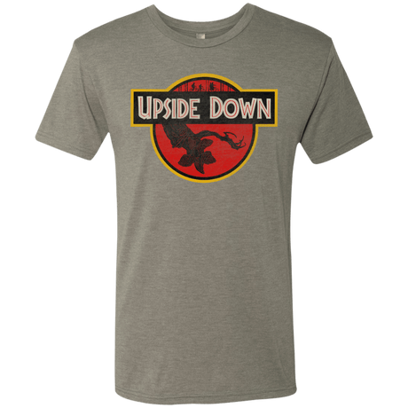 T-Shirts Venetian Grey / S Upside Down Men's Triblend T-Shirt