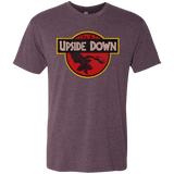 T-Shirts Vintage Purple / S Upside Down Men's Triblend T-Shirt