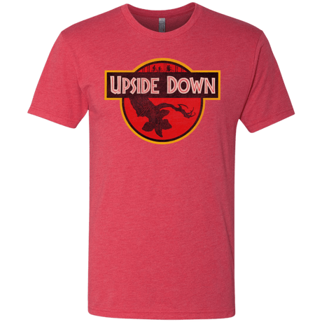 T-Shirts Vintage Red / S Upside Down Men's Triblend T-Shirt