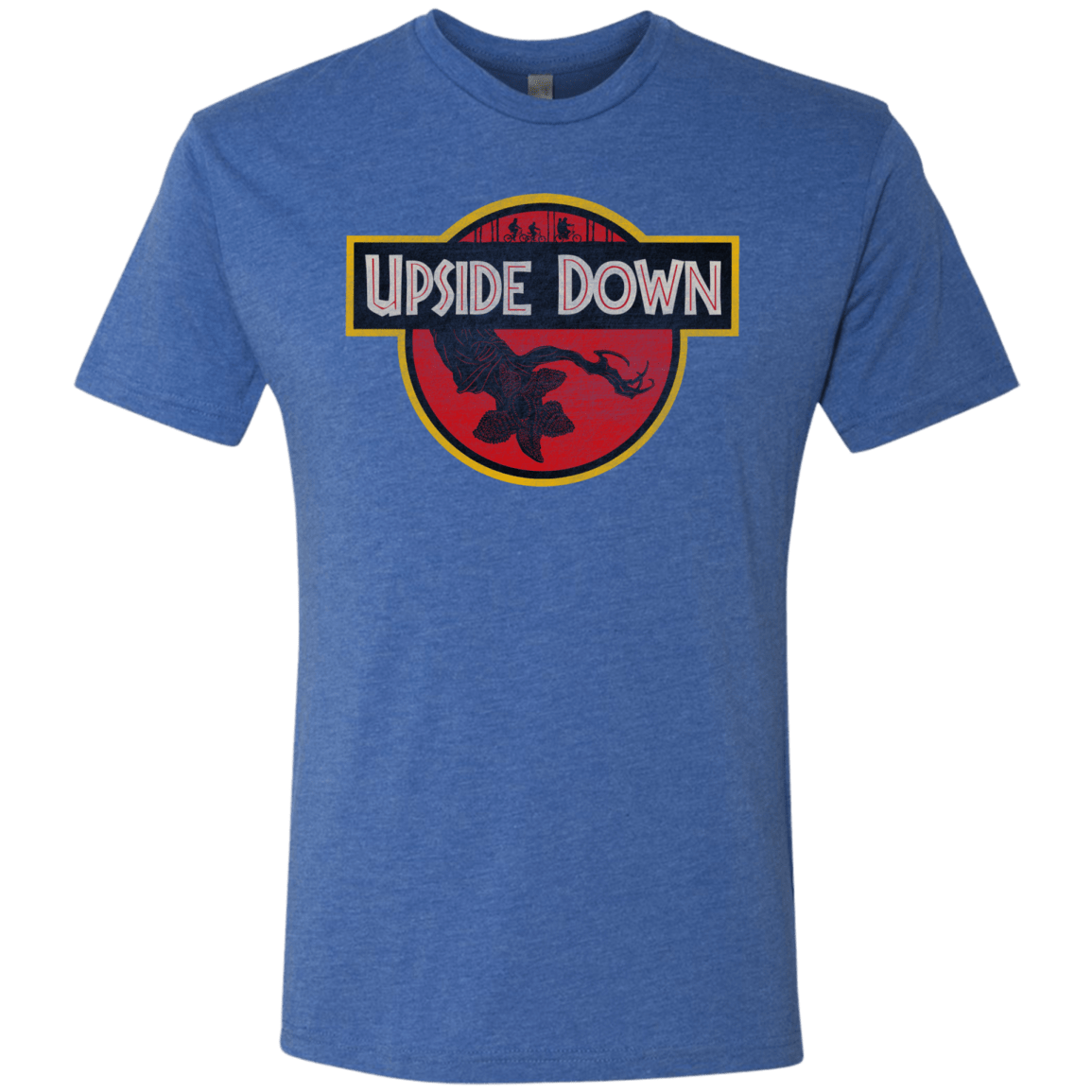 T-Shirts Vintage Royal / S Upside Down Men's Triblend T-Shirt