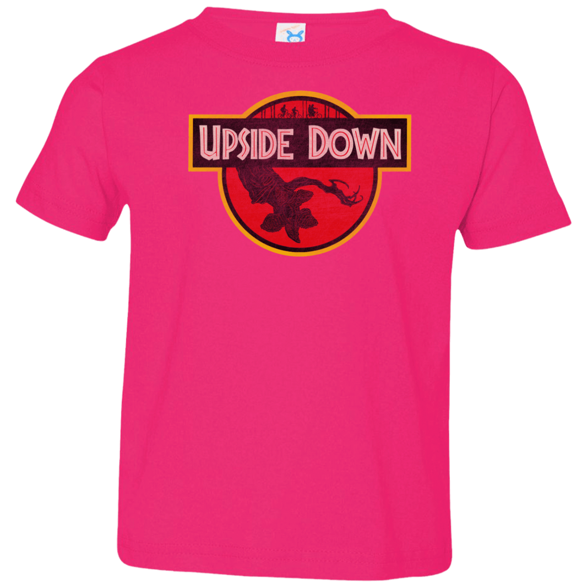 T-Shirts Hot Pink / 2T Upside Down Toddler Premium T-Shirt