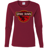 T-Shirts Cardinal / S Upside Down Women's Long Sleeve T-Shirt