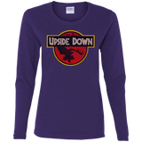T-Shirts Purple / S Upside Down Women's Long Sleeve T-Shirt