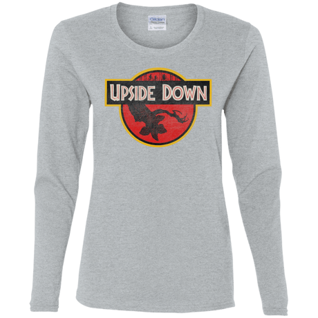 T-Shirts Sport Grey / S Upside Down Women's Long Sleeve T-Shirt