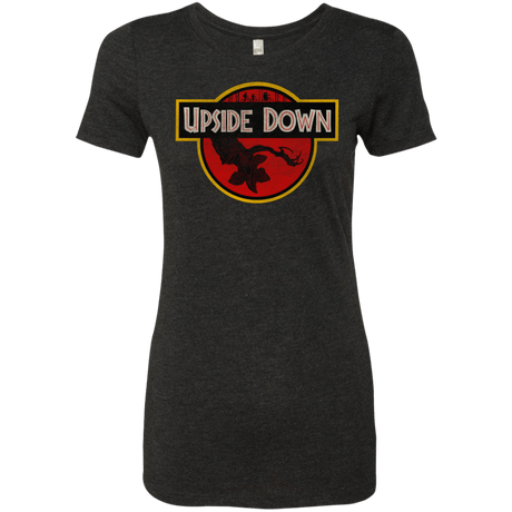 T-Shirts Vintage Black / S Upside Down Women's Triblend T-Shirt