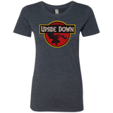 T-Shirts Vintage Navy / S Upside Down Women's Triblend T-Shirt