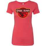 T-Shirts Vintage Red / S Upside Down Women's Triblend T-Shirt