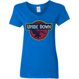 T-Shirts Royal / S Upside Down Women's V-Neck T-Shirt