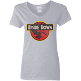 T-Shirts Sport Grey / S Upside Down Women's V-Neck T-Shirt