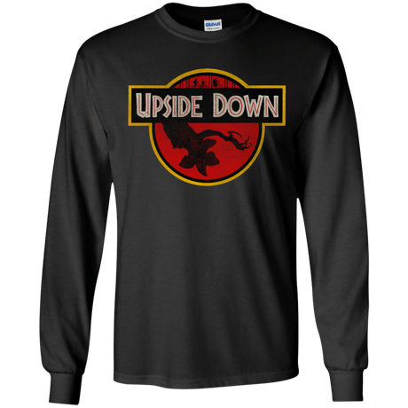 T-Shirts Black / YS Upside Down Youth Long Sleeve T-Shirt