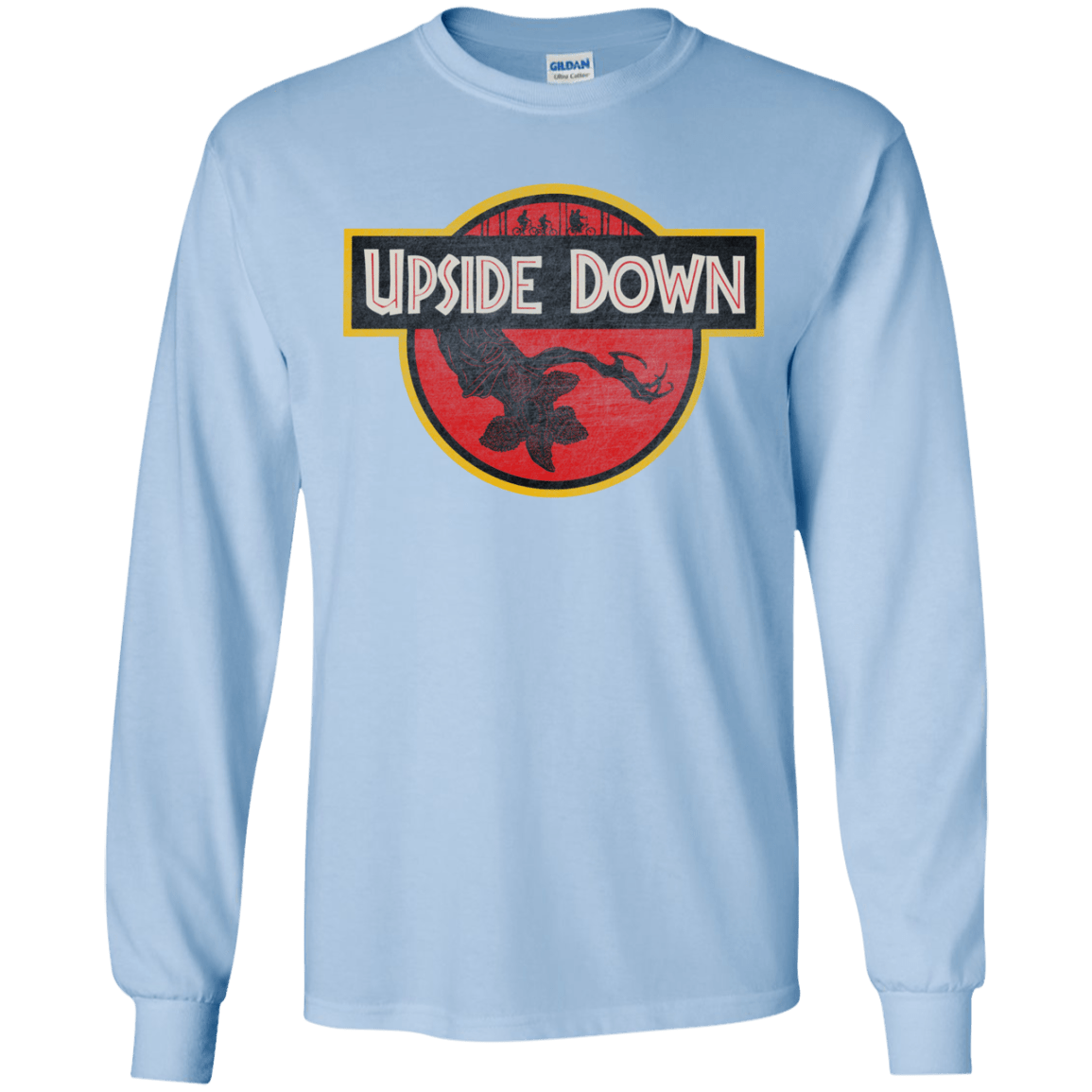 T-Shirts Light Blue / YS Upside Down Youth Long Sleeve T-Shirt