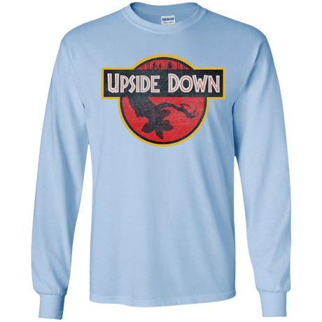 T-Shirts Light Blue / YS Upside Down Youth Long Sleeve T-Shirt