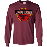 T-Shirts Maroon / YS Upside Down Youth Long Sleeve T-Shirt