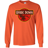 T-Shirts Orange / YS Upside Down Youth Long Sleeve T-Shirt