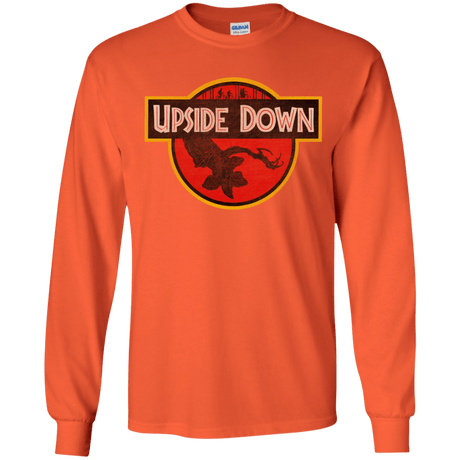 T-Shirts Orange / YS Upside Down Youth Long Sleeve T-Shirt