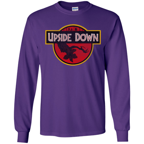 T-Shirts Purple / YS Upside Down Youth Long Sleeve T-Shirt