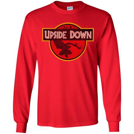 T-Shirts Red / YS Upside Down Youth Long Sleeve T-Shirt