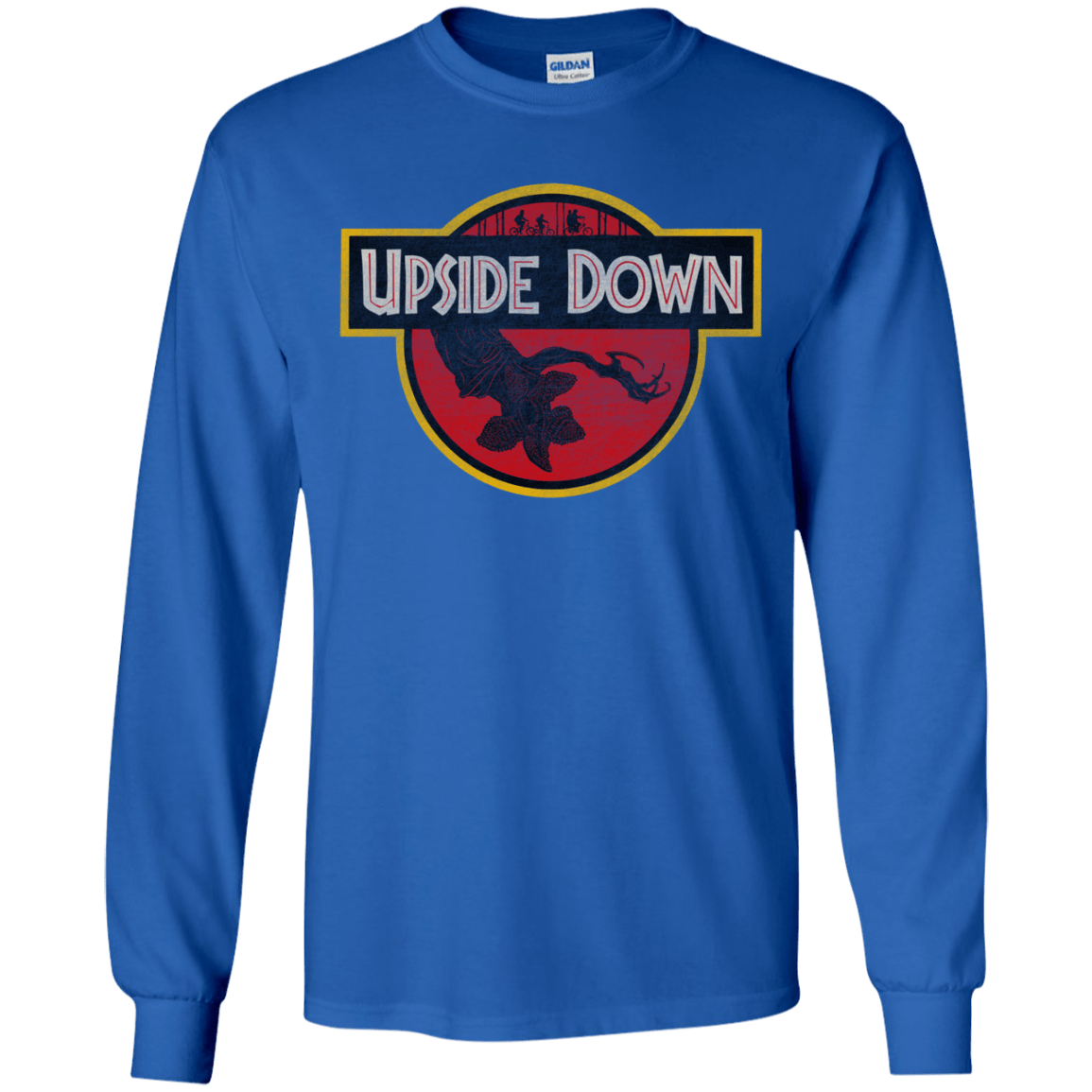 T-Shirts Royal / YS Upside Down Youth Long Sleeve T-Shirt