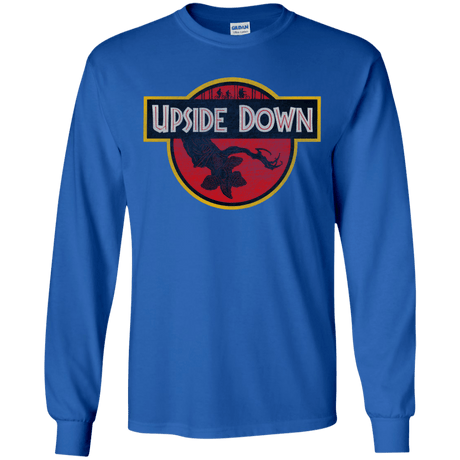 T-Shirts Royal / YS Upside Down Youth Long Sleeve T-Shirt