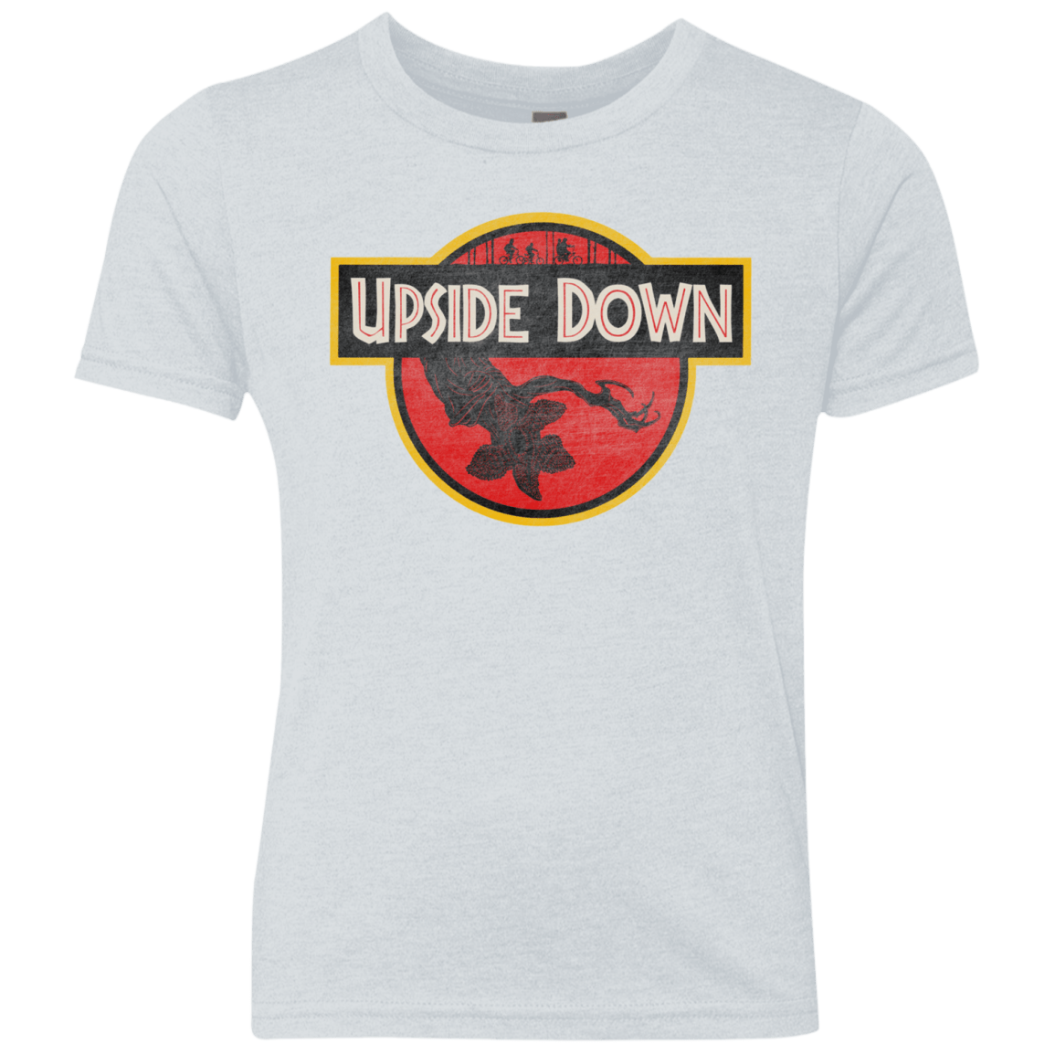 T-Shirts Heather White / YXS Upside Down Youth Triblend T-Shirt