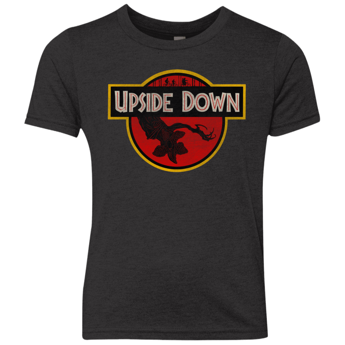 T-Shirts Vintage Black / YXS Upside Down Youth Triblend T-Shirt