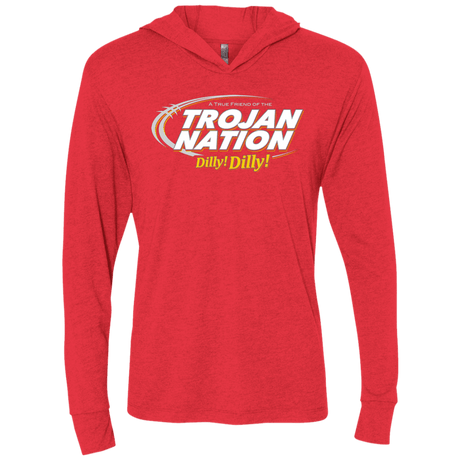 T-Shirts Vintage Red / X-Small USC Dilly Dilly Triblend Long Sleeve Hoodie Tee