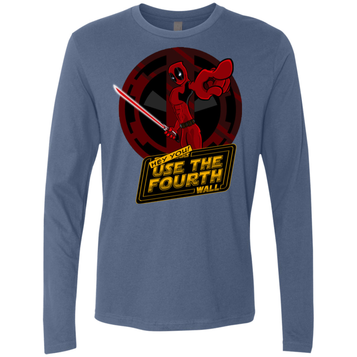 T-Shirts Indigo / Small Use The Fourth Wall Men's Premium Long Sleeve