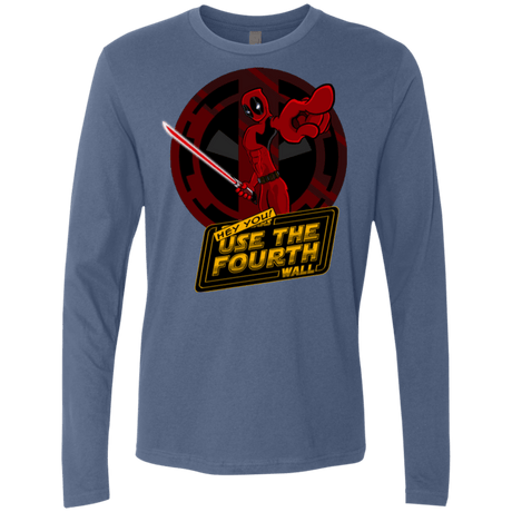 T-Shirts Indigo / Small Use The Fourth Wall Men's Premium Long Sleeve
