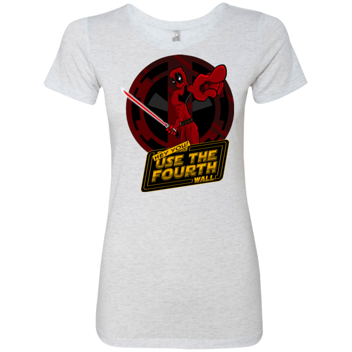 T-Shirts Heather White / Small Use The Fourth Wall Women's Triblend T-Shirt