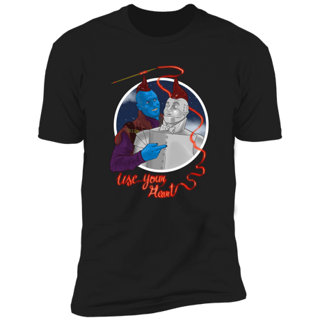 T-Shirts Black / X-Small Use your Heart Men's Premium T-Shirt