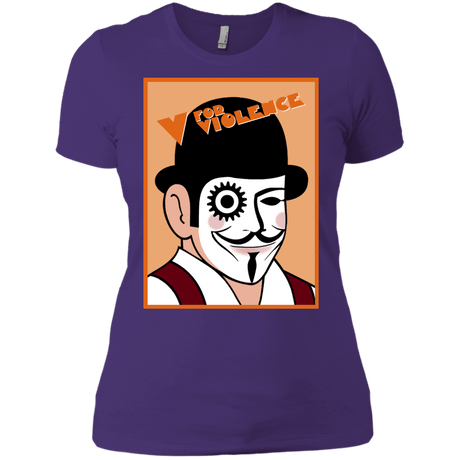 T-Shirts Purple / X-Small V for Violence Women's Premium T-Shirt