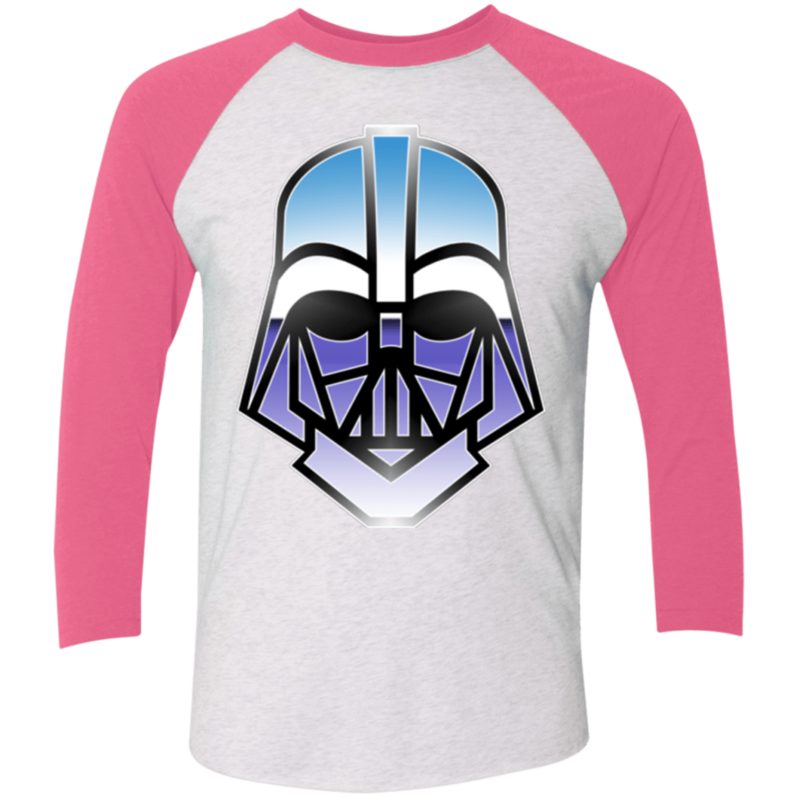 T-Shirts Heather White/Vintage Pink / X-Small Vader Men's Triblend 3/4 Sleeve