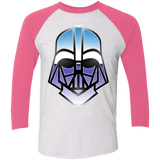 T-Shirts Heather White/Vintage Pink / X-Small Vader Men's Triblend 3/4 Sleeve