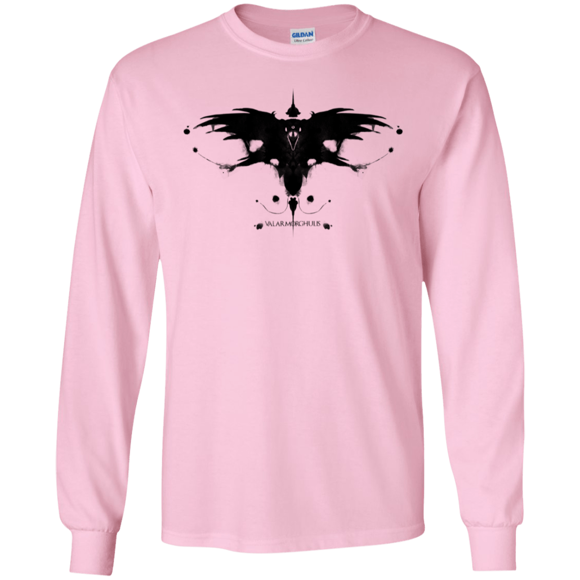 T-Shirts Light Pink / S Valar Morghulis Men's Long Sleeve T-Shirt