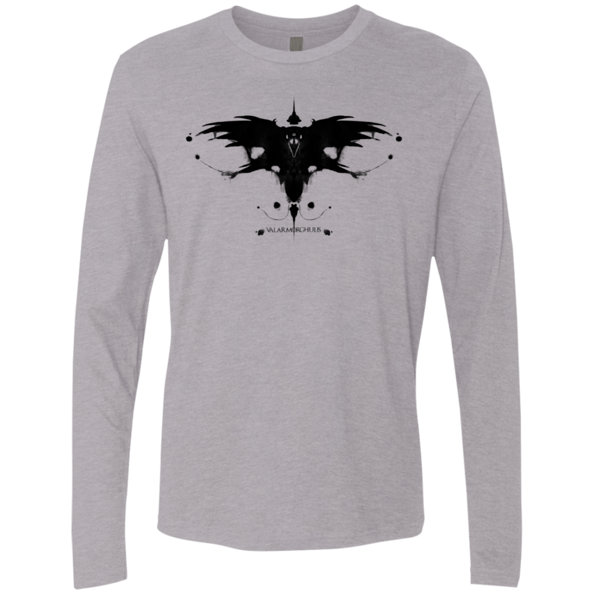 T-Shirts Heather Grey / S Valar Morghulis Men's Premium Long Sleeve