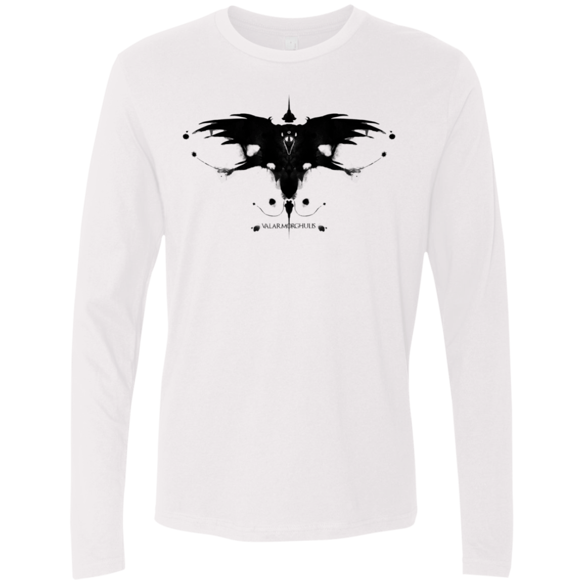 T-Shirts White / S Valar Morghulis Men's Premium Long Sleeve