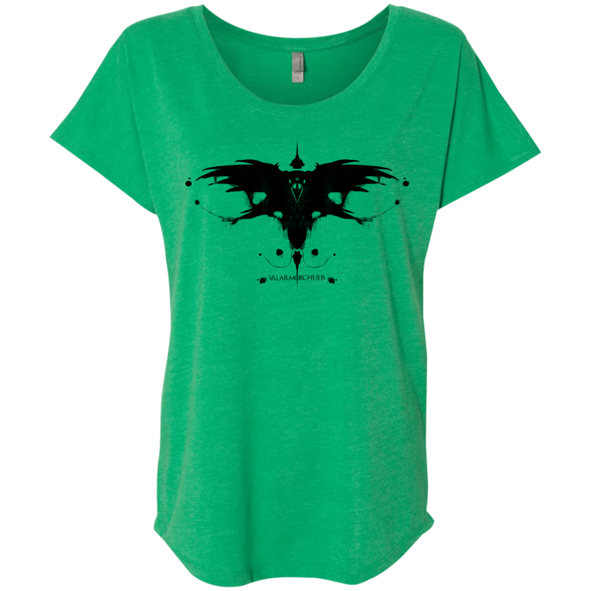 T-Shirts Envy / X-Small Valar Morghulis Triblend Dolman Sleeve