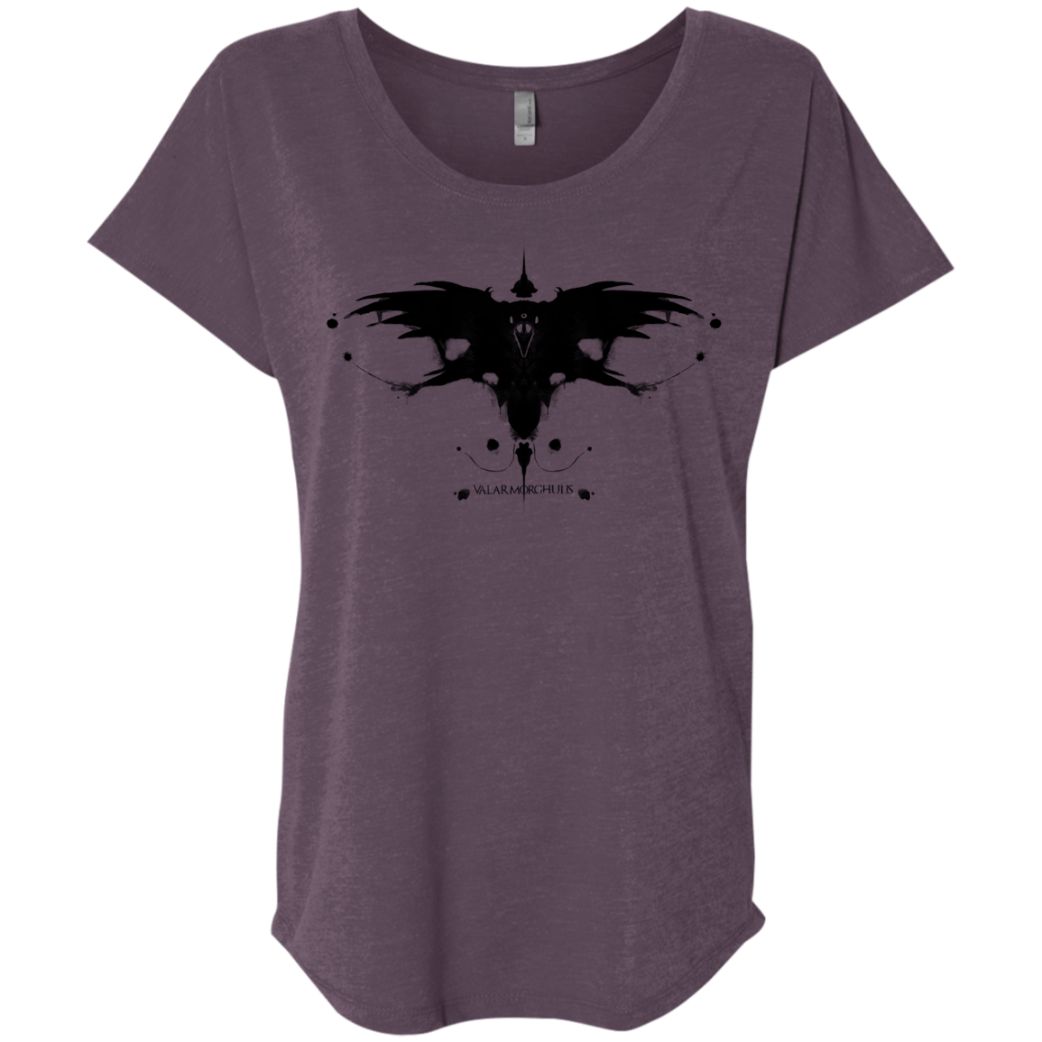 T-Shirts Vintage Purple / X-Small Valar Morghulis Triblend Dolman Sleeve