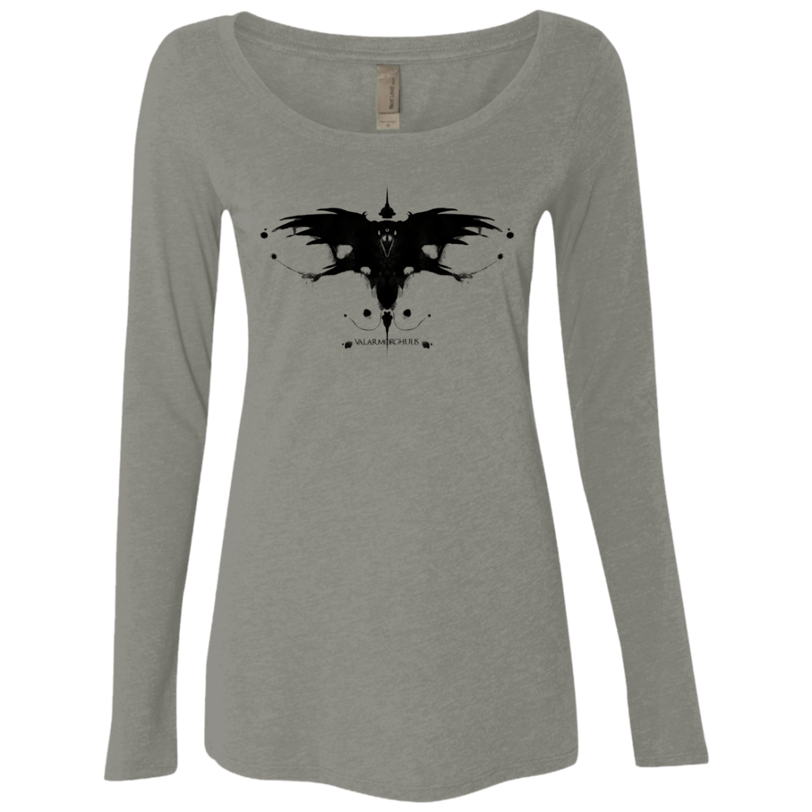 T-Shirts Venetian Grey / S Valar Morghulis Women's Triblend Long Sleeve Shirt