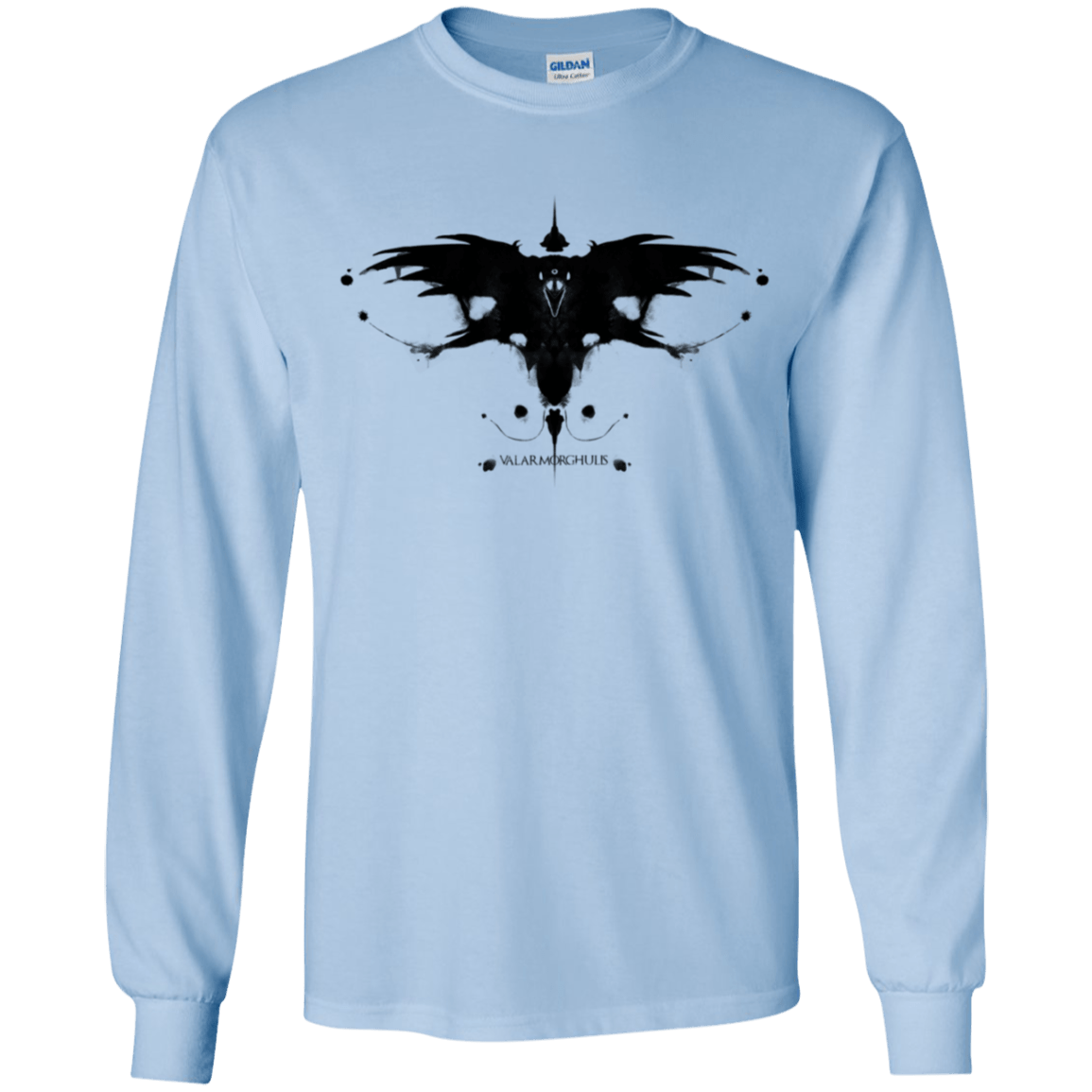 T-Shirts Light Blue / YS Valar Morghulis Youth Long Sleeve T-Shirt