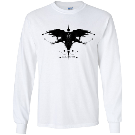 T-Shirts White / YS Valar Morghulis Youth Long Sleeve T-Shirt