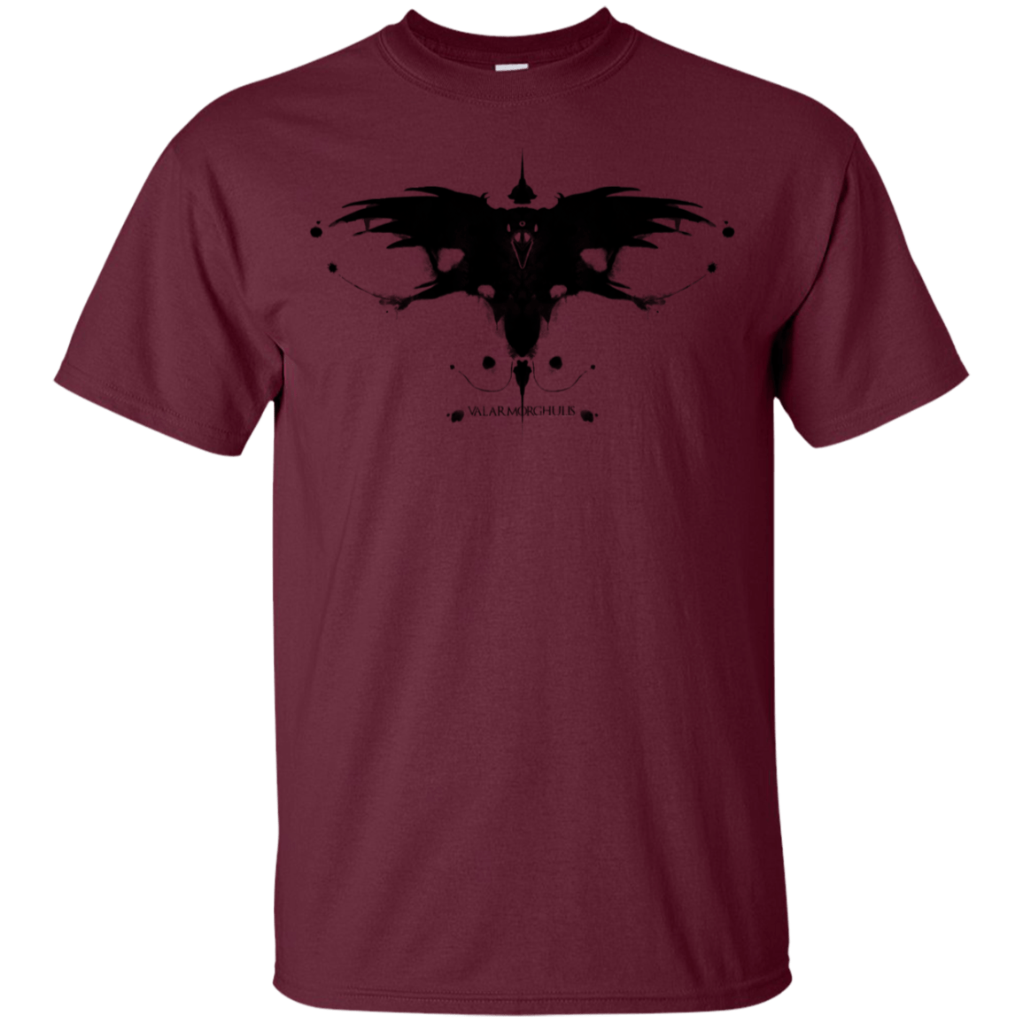 T-Shirts Maroon / YXS Valar Morghulis Youth T-Shirt