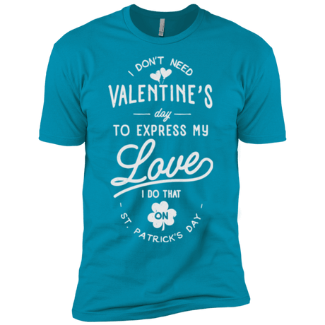 T-Shirts Turquoise / YXS Valentine's Day Boys Premium T-Shirt